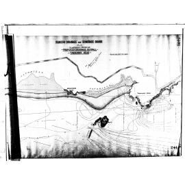 PLAN TO ACCOMPANY REPORT ON PROPOSED DRAINAGE OUTFALL - TOMAHAWK HEAD