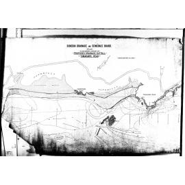 PLAN TO ACCOMPANY REPORT ON PROPOSED DRAINAGE OUTFALL - TOMAHAWK HEAD