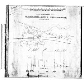 PLAN AND SECTIONS OF CULVERTS & SEWERS NEAR SYDNEY STREET & CAVERSHAM VALLEY ROAD
