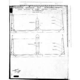 OPOHO CHANNEL CROSS SECTIONS SHOWING REINFORCMENT