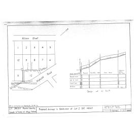 PROPSED DRAINAGE IN SUBDIVISION OF LOT 2 DP. 4860