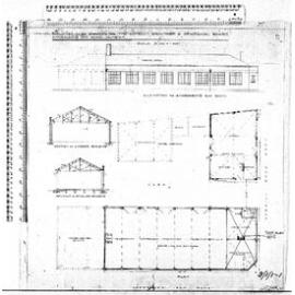 BUILDING TO BE RECTED FOR THE DUNEDIN DRAINAGE & SEWERAGE BOARD ANDERSON'S BAY ROAD, DUNEDIN.