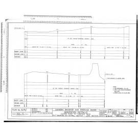 GRAVITATION OUTFALLS - TAHUNA ROAD TO LAWYERS HEAD - 6'-0" DIAMETER R.C OUTFALL - LONG SECTION