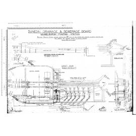 MUSSELBURGH PUMPING STATION – PRELIMINARY LAYOUT REPLACING EXISTING UNITS NOS 1 TO 4 BY NEW PUMPING UNITS INSTALLED IN EXISTING COLLECTING WELL WITH SCREENING AND SCREENING GRINDING OR WASHING EQUIPMENT (EXISTING NO5 UNIT TO REMAIN)