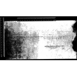 LONGITUDINAL SECTION OF INTERCEPTING SEWER FROM CLYDE STREET TO PUMPING STATION