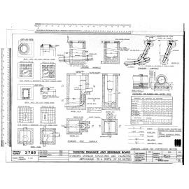 STANDARD DRAINAGE STRUCTURES AND HAUNCHING APPLICABLE TO A DEPTH OF 3.5 METERS