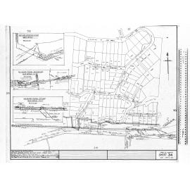 AREA SUPPLIED FROM B & E ST RES. - BURST MAINS
