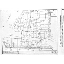AREA SUPPLIED NOT (LAURIE ST) P.R.V FEEDS M.H. ZONE FROM E ST ZONE