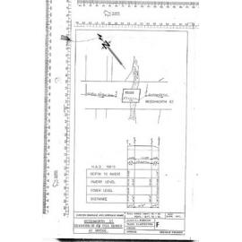 BEECHWORTH ST.  DEVIATION 6" FOUL SEWER AT BRIDGE