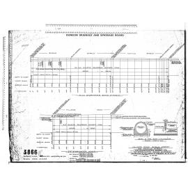 HILLSIDE ROAD, BURNS STREET AND NEVILLE STREET. - 3'-6" STORMWATER SEWER AND 24" STORMWATER SEWER DIVERSIONS