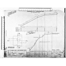 ALBERT STREET EXTENSION LONGITUDINAL SECTION  COMBINED SEWER