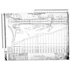 ALBERT ST EXTENSION PLAN AND LONGITUDINAL SECTION