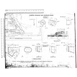 PROPOSED LAYOUT OF CONNECTION BETWEEN NEW 5'-0" DIAM MAIN AND EXISTING 42" DIAM MAINS