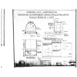 MOUNTING TO NORTHWEST CRANE FOR ELECTRIC MOTOR 