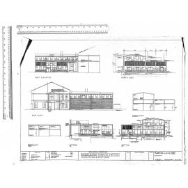 MUSSELBURGH PUMPING STATION ELEVATIONS & SECTION