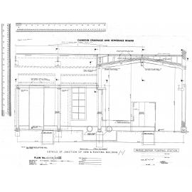MUSSELBURGH PUMPING STATION DETAILS AT JUNCTION OF NEW & EXISTING BUILDING 1