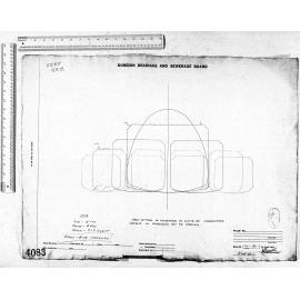 CROSS-SECTIONS OF ALTERATIONS TO WILKIE ROAD STORMWATER CONDUIT AT ANDERSONS BAY ROAD CROSSING
