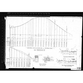 LONGITUDINAL SECTION OF CENTRE LINE - MCKERROW STREET & DETAILS MUDTANKS