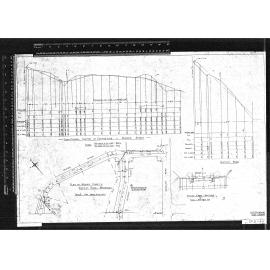 LONGITUDINAL SECTION ON CENTRE LINE - MOODIE STREET - DISTRICT ROAD - PLAN OF MOODIE STREET