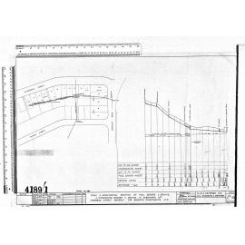 PLAN & LONGITUDINAL SECTION OF FOUL SEWERS & DRAINS & STORMWATER SEWERS & DRAINS IN SUBDIVISION