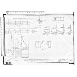 DETAILS OF REINFORCED CONCRETE RETAINING WALLS & ROAD DRAINAGE FEATURES KINVIG STREET - ANDERSONS BAY