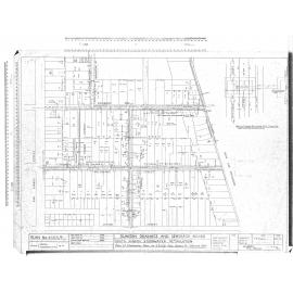 SOUTH DUNEDIN STORMWATER RETICULATION  PLAN OF STORMWATER RETIC ON D.D. & S.B. RETIC SHEETS PT. 280 & 281