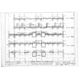 PORTOBELLO ROAD PUMPING STATION  PUMP FLOOR SLAB CROSS - SECTIONS