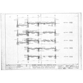 PORTOBELLO ROAD PUMPING STATION  PUMP FLOOR SLAB CROSS - SECTIONS