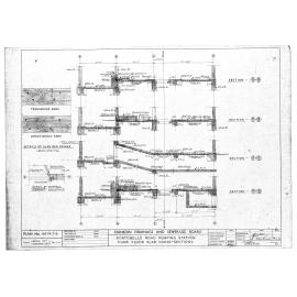 PORTOBELLO ROAD PUMPING STATION  PUMP FLOOR SLAB CROSS - SECTIONS