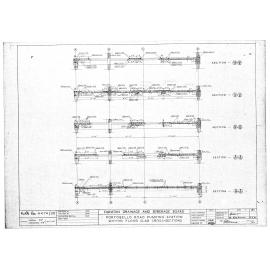 PORTOBELLO ROAD PUMPING STATION  MOTOR FLOOR SLAB CROSS - SECTIONS