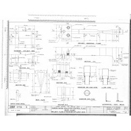 DUNEDIN WATER POLLUTION CONTROL PLANT - PILOT PLANT - INFLUENT FLAME & THICKENER EFFLUENT WEIR