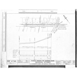 SCHOOL STREET 12" STORMWATER SEWER AND MUDTANK CONNECTIONS