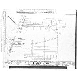 BALDWIN STREET 9" STORMWATER SEWER AND MUDTANK CONNECTIONS