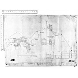 PLAN SHOWING RIGHT OF WAY OFF NETHERBY STREET AND LONSECTIONS OF OFF STREET DRAINAGE LINES