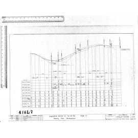 LONGITUDINAL SECTION OF CUL-DE-SAC WAVERLEY PARK DEVELOPMENT STAGE IV