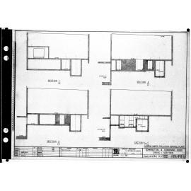 DUNEDIN WATER POLLUTION CONTROL PLANT - COMMINUTION & SCREENING ROOM CROSS - SECTIONS