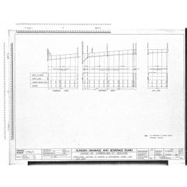 CASTLE ST - CUMBERLAND ST - DEVIATION - LONGITUDINAL SECTIONS OF SEWERS IN NORTHBOUND STREET AND SLIP ROAD
