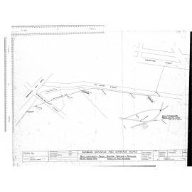 Main Intersecting Sewer Manhole Positions & Proposals Plan for Railway Dept
