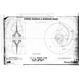 21" V.S. SEWAGE PUMP - 26" DIA. IMPELLER