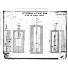 36", 24", & 18" SLUICE VALVES