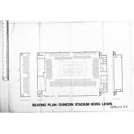 SEATING PLAN : DUNEDIN STADIUM : BORG - LEWIS