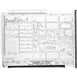 UNIVERSITY OF OTAGO – PROPOSED DEVELOPMENT PLAN 1973