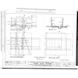 DUNEDIN MILTON MOTORWAY – SERVICE DUCT BETWEEN ARDMORE DRIVE AND GROSVENOR STREET – ON STREET SECTION – REINFORCEMENT DETAILS