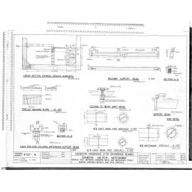 DUNEDIN MILTON MOTORWAY – SERVICE DUCT BETWEEN ARDMORE DRIVE AND GROSVENOR STREET SERVICE SUPPORT DETAIL AND  PIPE SPECIALS