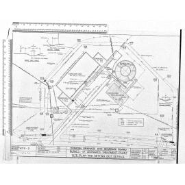 BURKES – ST LEONARDS TREATMENT PLANT – SITE PLAN AND SETTING OUT DETAILS