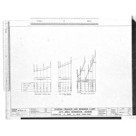 CITY AREA SEPARATION SCHEME – LONGSECTION OF SEWER TO SERVE JONES STREET