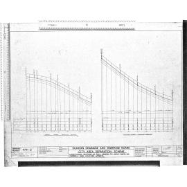 CITY AREA SEPARATION SCHEME – LONGTUDINAL SECTIONS OF FOUL SEWER TO SERVE PARTS OF CARROLL AND STAFFORD STREETS