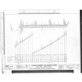 ROSS STREET SCARBA STREET – PLAN AND LONGITUDINAL SECTION OF STORMWATER SEWER