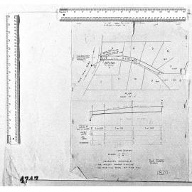 PROPOSED DRAINAGE FOR MESSRS BOWLER & MILNE OFF PINE HILL ROAD AT PINE HILL