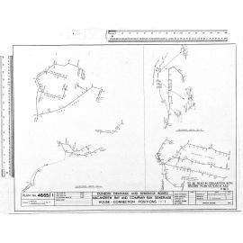 MACANDREW BAY AND COMPANY BAY SEWERAGE HOUSE - CONNECTION POSITIONS - 1